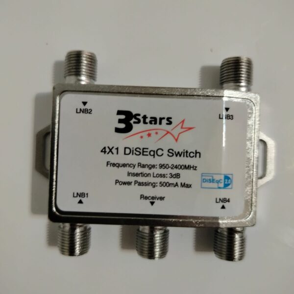 4x1 DiSEqC Switch 4K Ultra HD