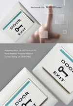 OP07 Plastic Door Exit Push Button - Image 2